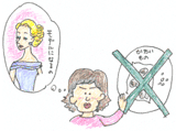 モデルになりたい人は、堅い物を食べない?